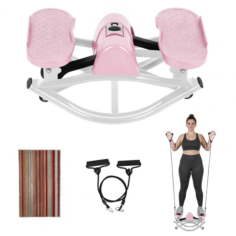 Home Gym Resistance - Low-Shock Lateral Rocking Rock Stepper with