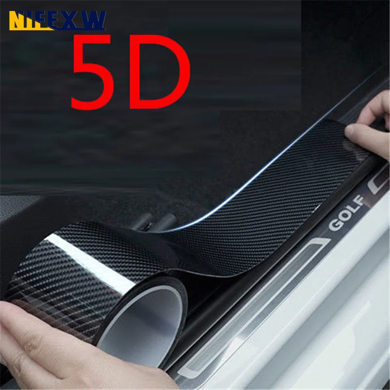 Weight Plate Bumper - 5D Carbon Fiber Car Stickers Protector