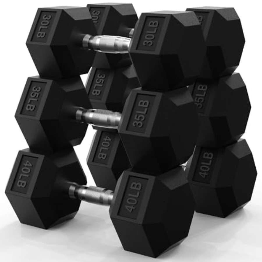 Hex Dumbbell Set 45-550 lb Rub - Hex Dumbbell Set 评论和价格