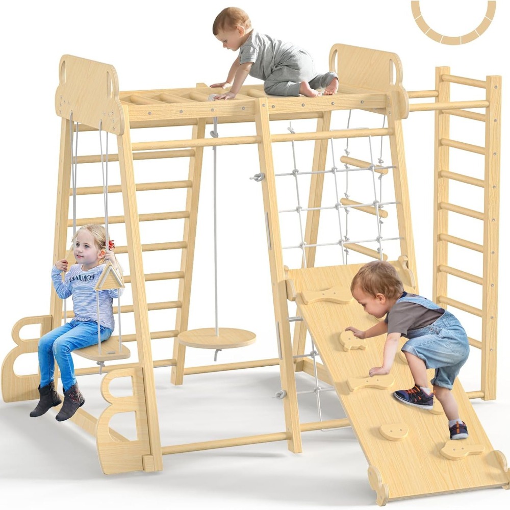 Indoor Jungle Gym 9-in-1 Playg - Home Gym Kids 评论和价格