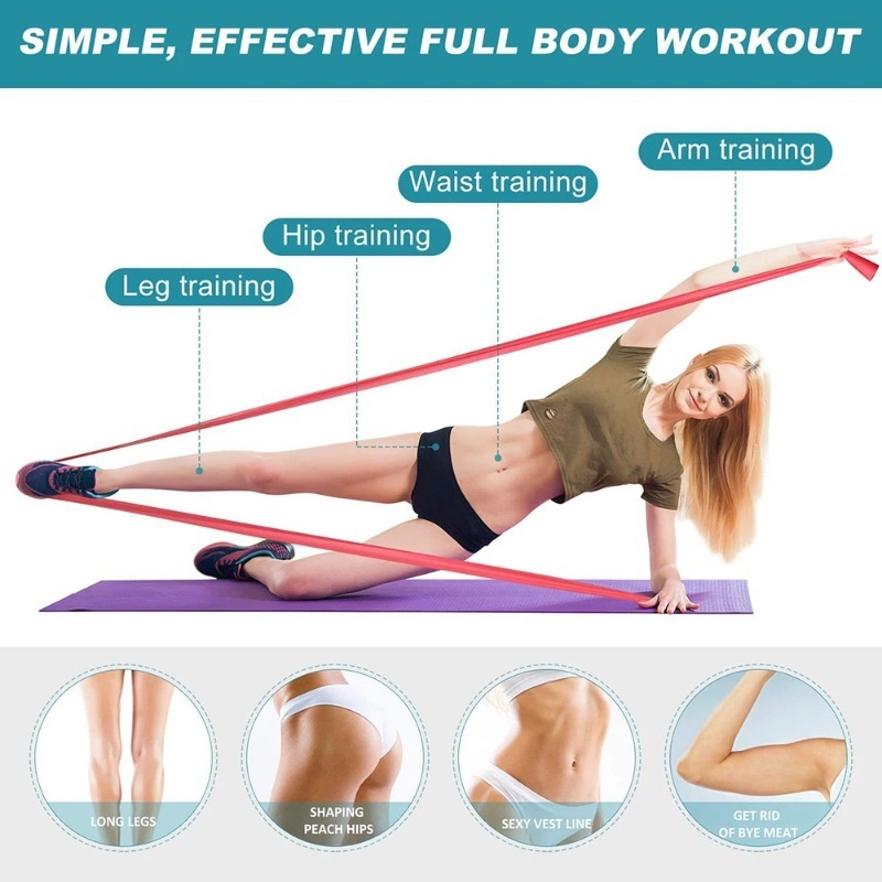 Natural Latex Resistance Bands - Home Gym Resistance 评论和价格