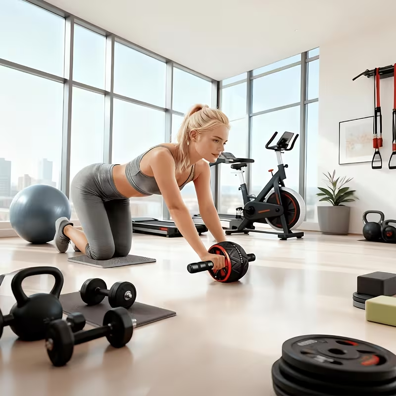 Ab Roller Wheel and Knee Mat,  - Home Gym Online 评论和价格