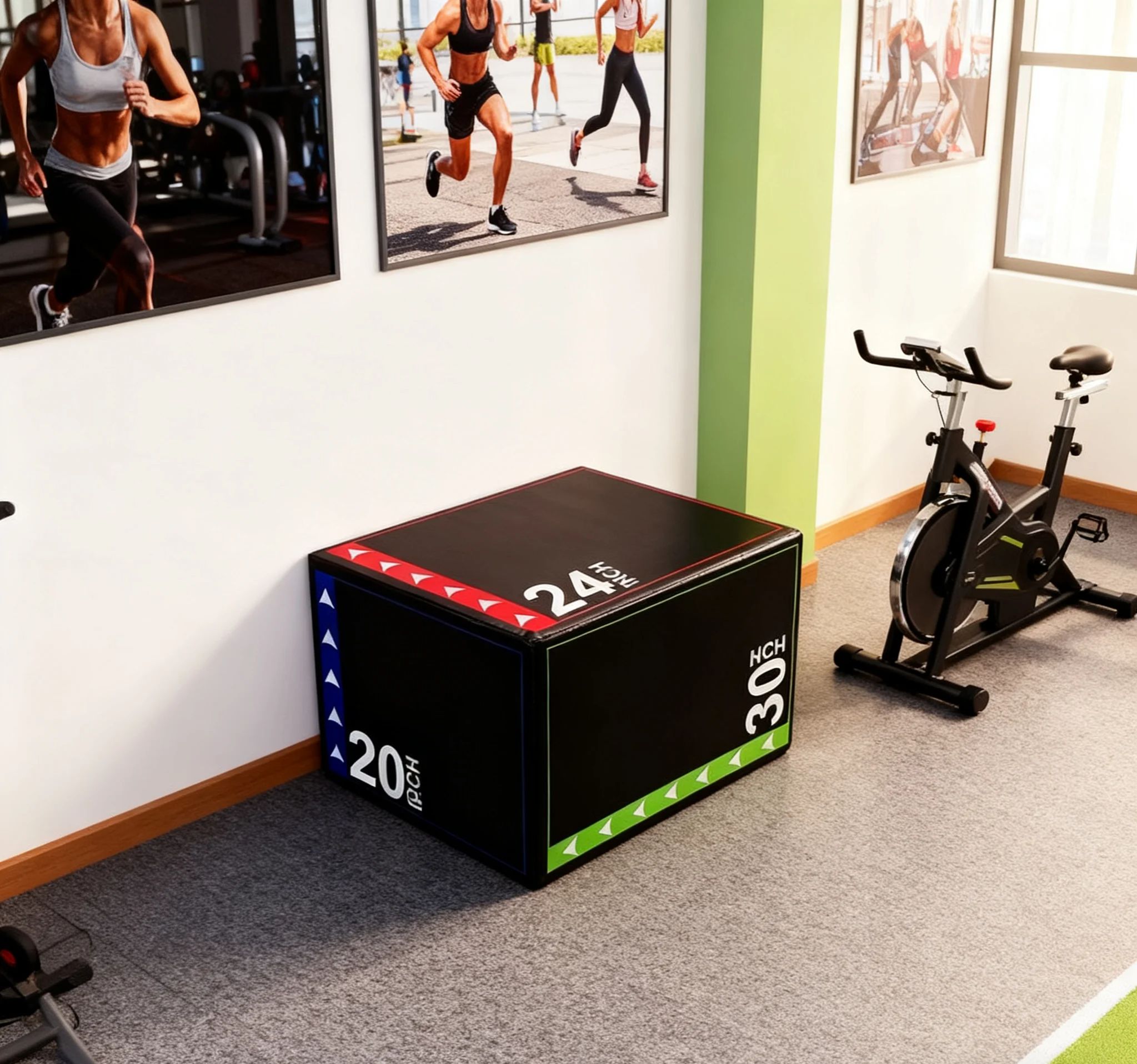 3-in-1Jump Box Plyometric Box  - Home Gym Online 评论和价格
