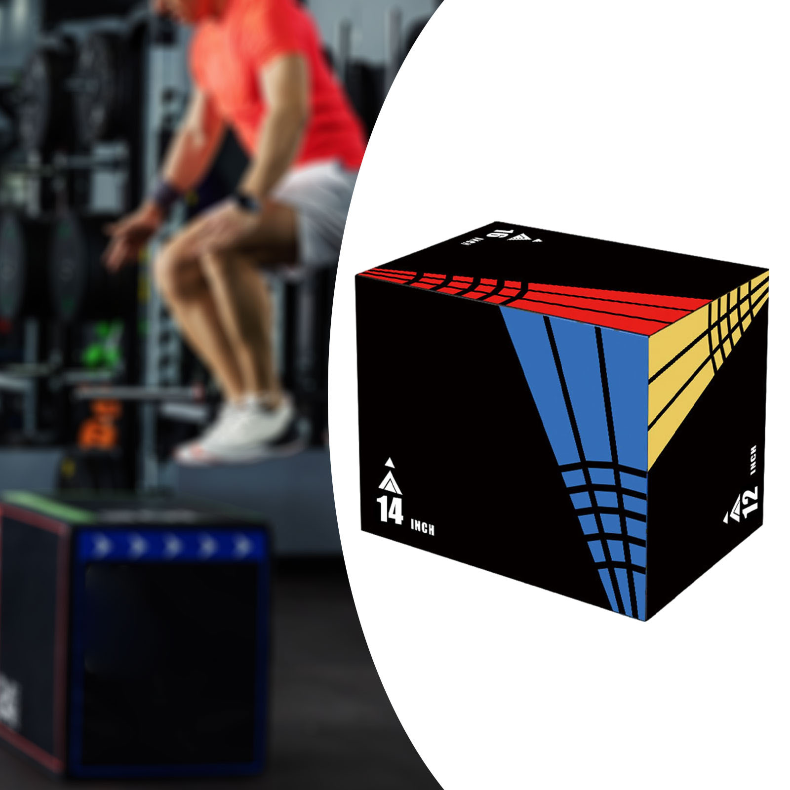 3-in-1Jump Box Plyometric Box  - Home Gym Online 评论和价格