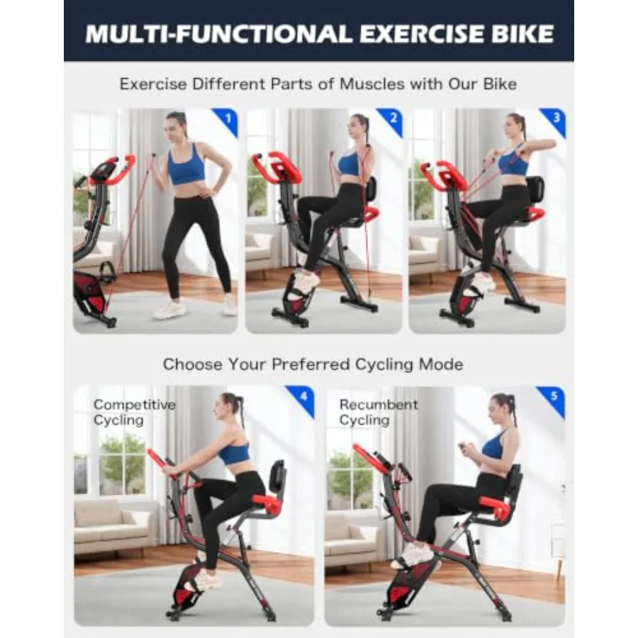 Folding Magnetic X-Bike for ho - Home Gym Resistance 评论和价格
