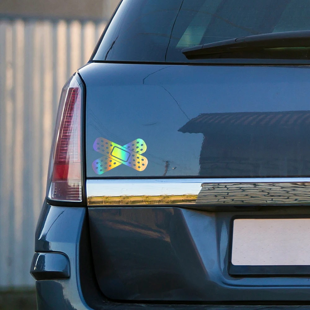Car Sticker Funny Band Aid Car - Weight Plate Bumper 评论和价格