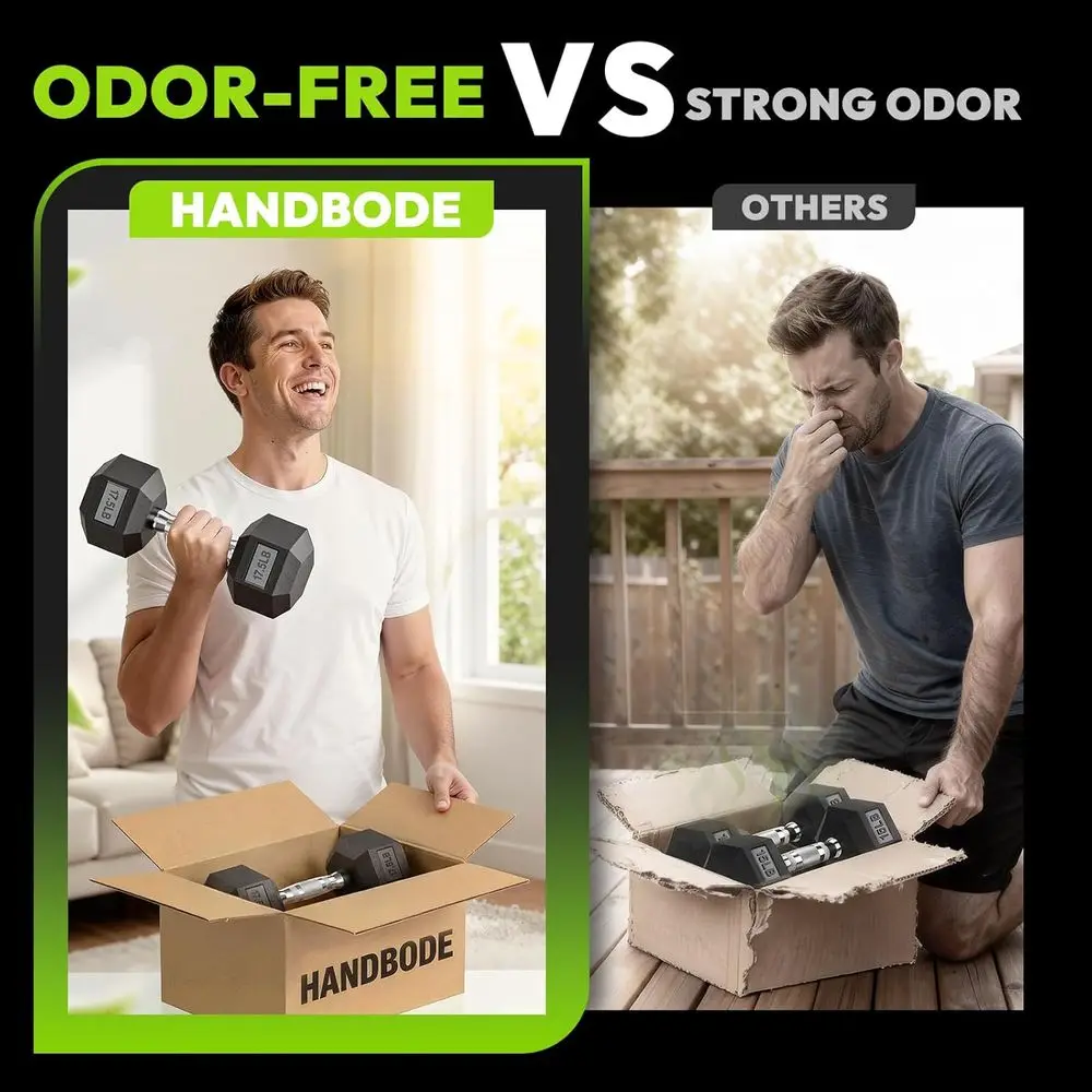 Hex Dumbbells with A-E Rack, 1 - Hex Dumbbell Set 评论和价格