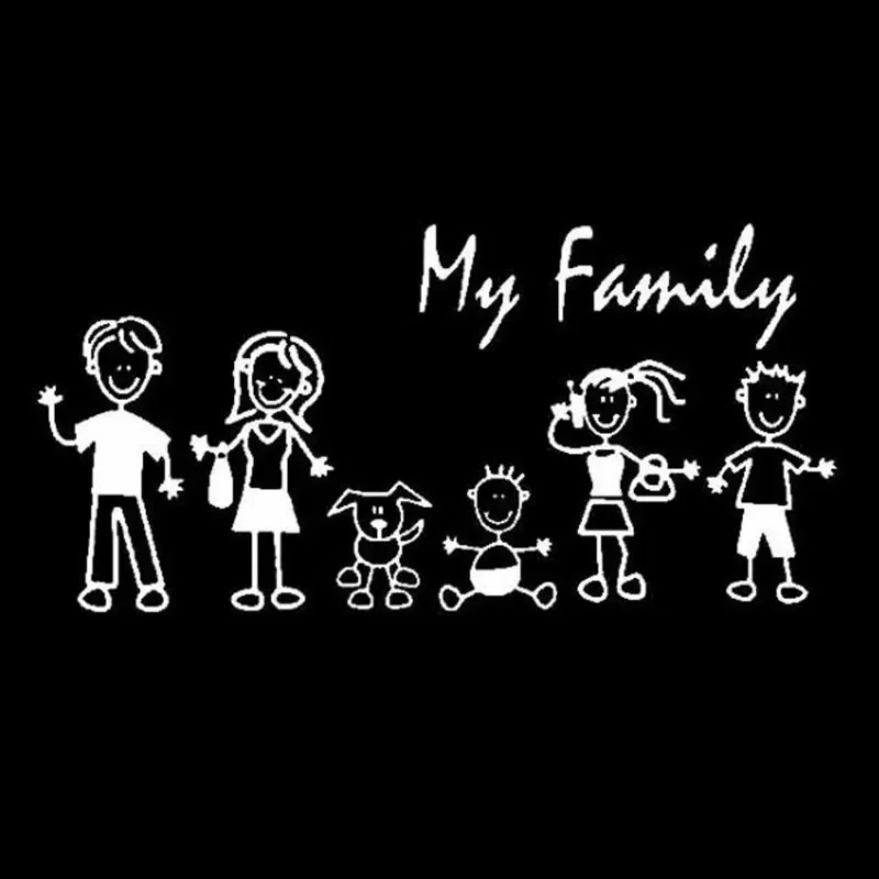 Car Sticker Family Stick Figur - Weight Plate Bumper 评论和价格