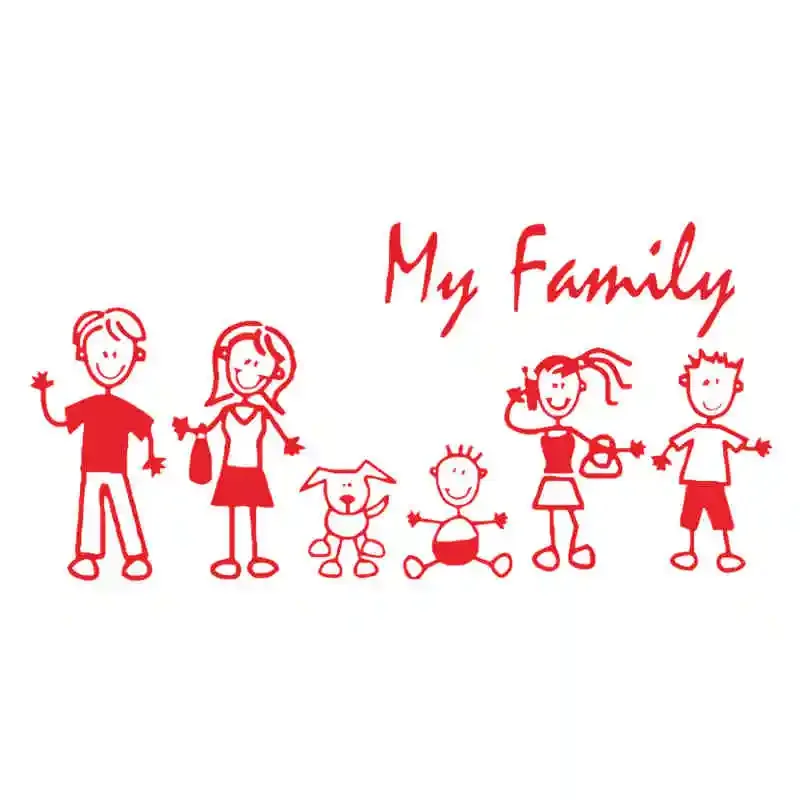 Car Sticker Family Stick Figur - Weight Plate Bumper 评论和价格