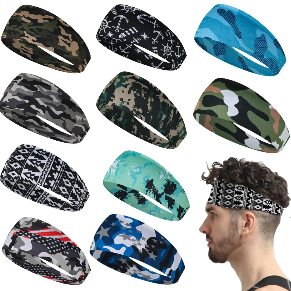 Sports Headband Men Women Prin - Home Gym Kids 评论和价格