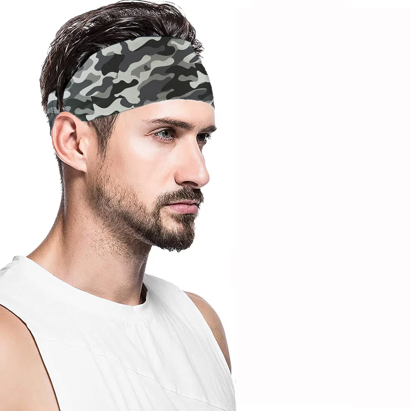 Sports Headband Men Women Prin - Home Gym Kids 评论和价格