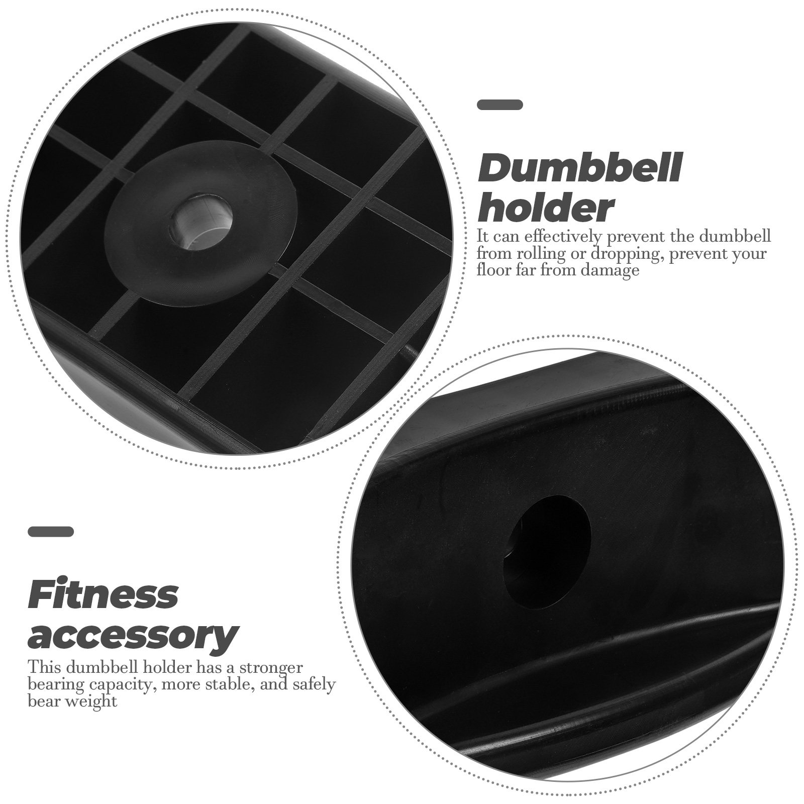4Pcs Dumbbell Holder Stand Stu - Home Gym Resistance 评论和价格